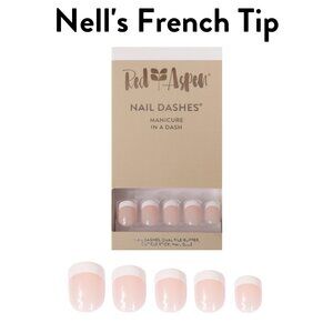 NEW Red Aspen Press-On Nails French Tip Short Square